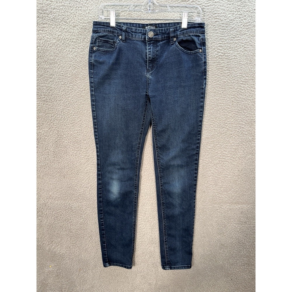 Buffalo David Bitton Jeans Womens 8/29 Blue Denim Mid Rise Skinny Stretch Preppy